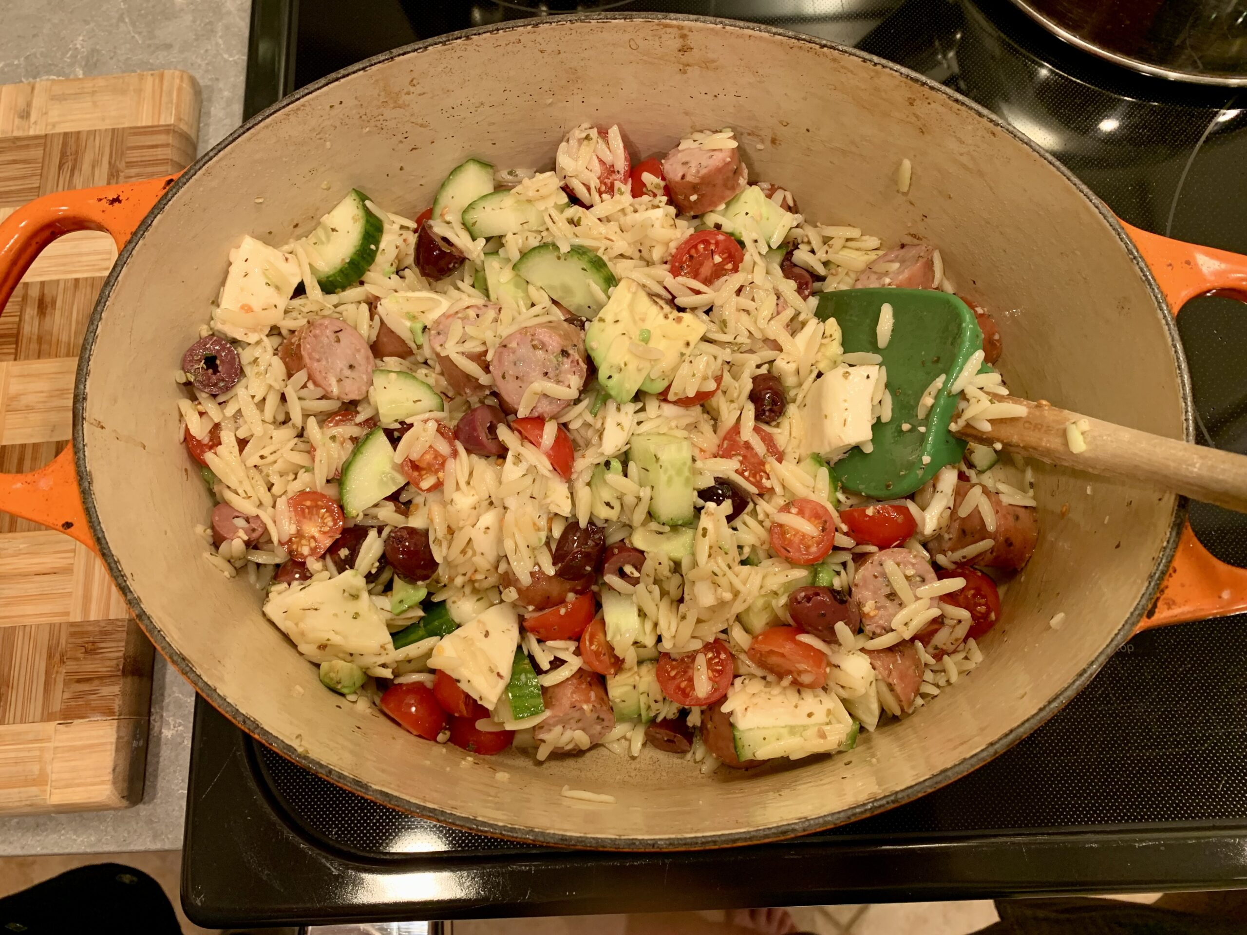 Simple Mediterranean Pasta