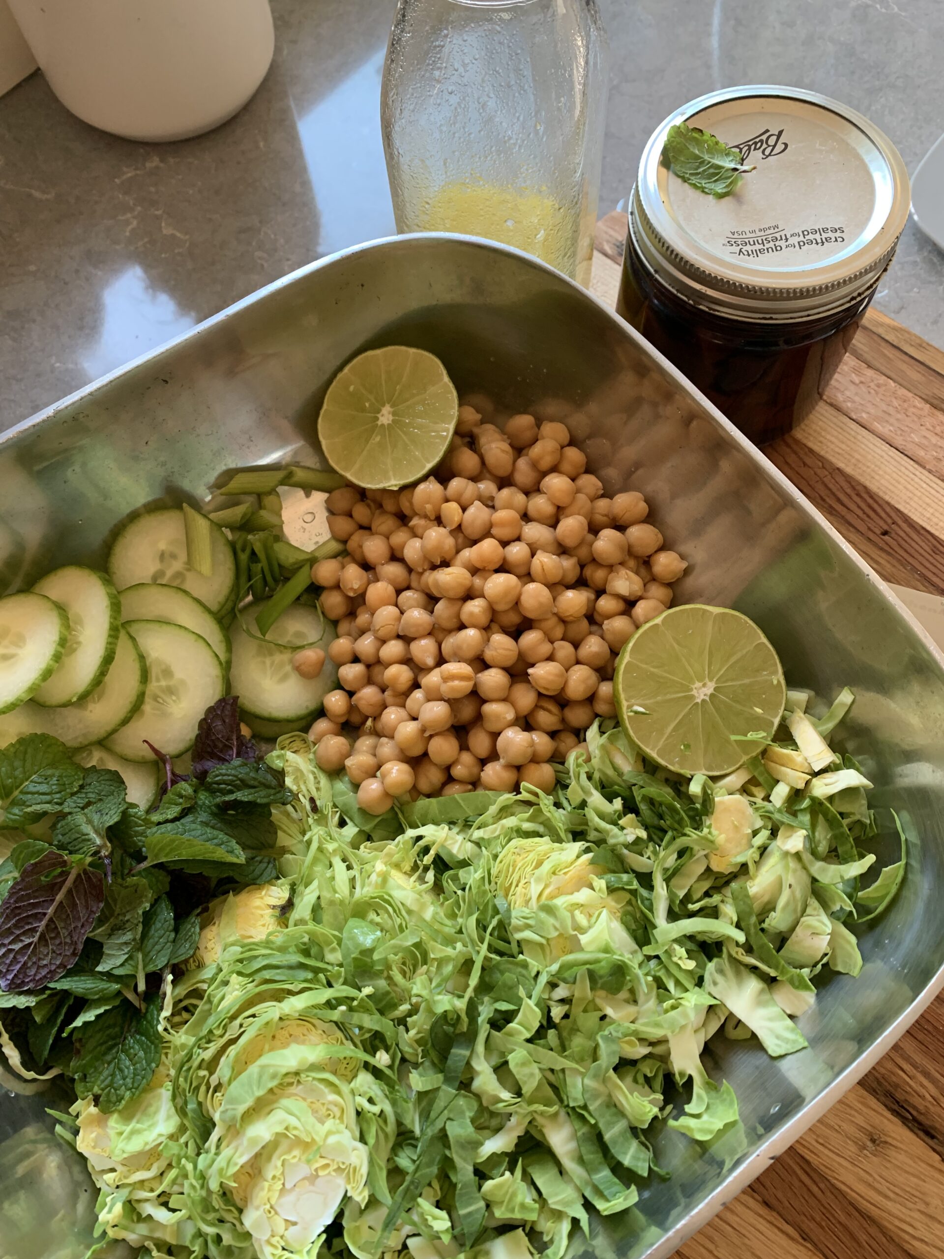 Easy Shaved Brussels Sprout Salad